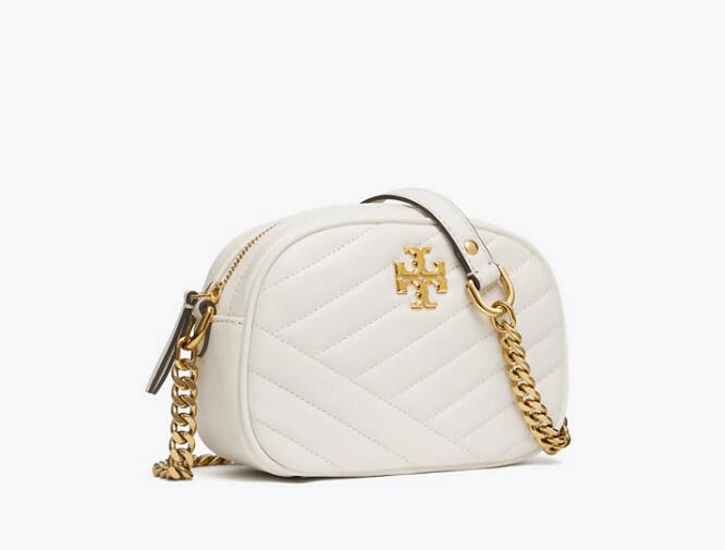 Bloomingdales优惠码2026 Bloomingdales Tory Burch PERRY KIRA CHEVRON小号相机包 白色折后5.42折扣码-图片1