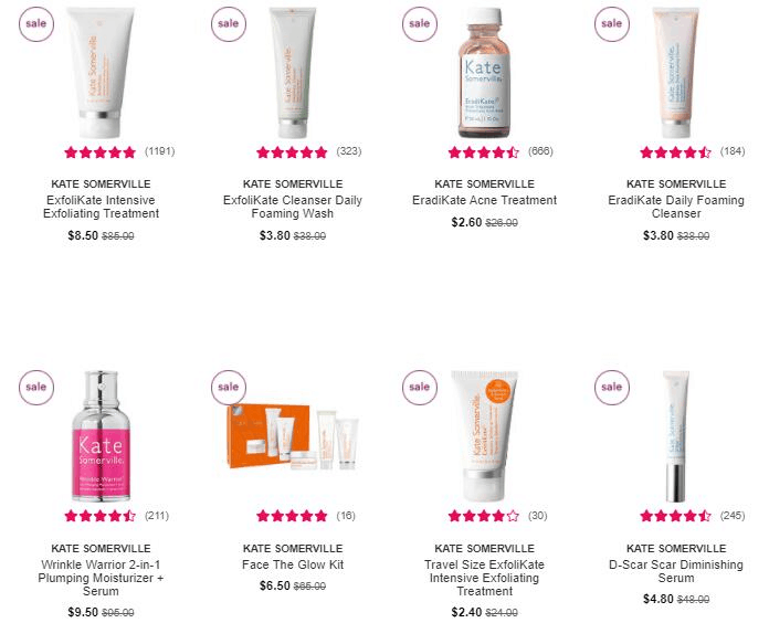 ULTA Beauty优惠码2026 ULTA Beauty现有精选Kate Somerville产品低至1折促销折扣码捡白菜