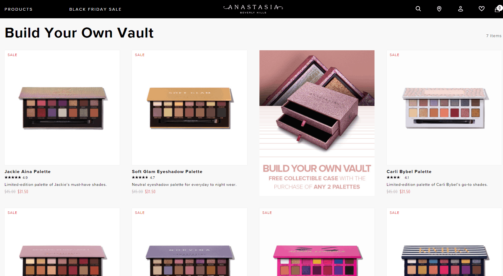 Anastasia Beverly Hills优惠码2026 ABH美国官网全场7折+部分彩妆5折促销美国免邮