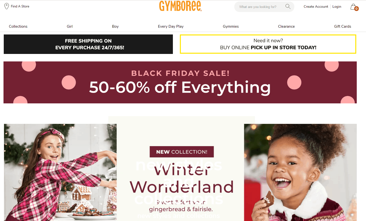 Gymboree优惠码2026 金宝贝黑五全场儿童服饰低至4折促销美国免邮