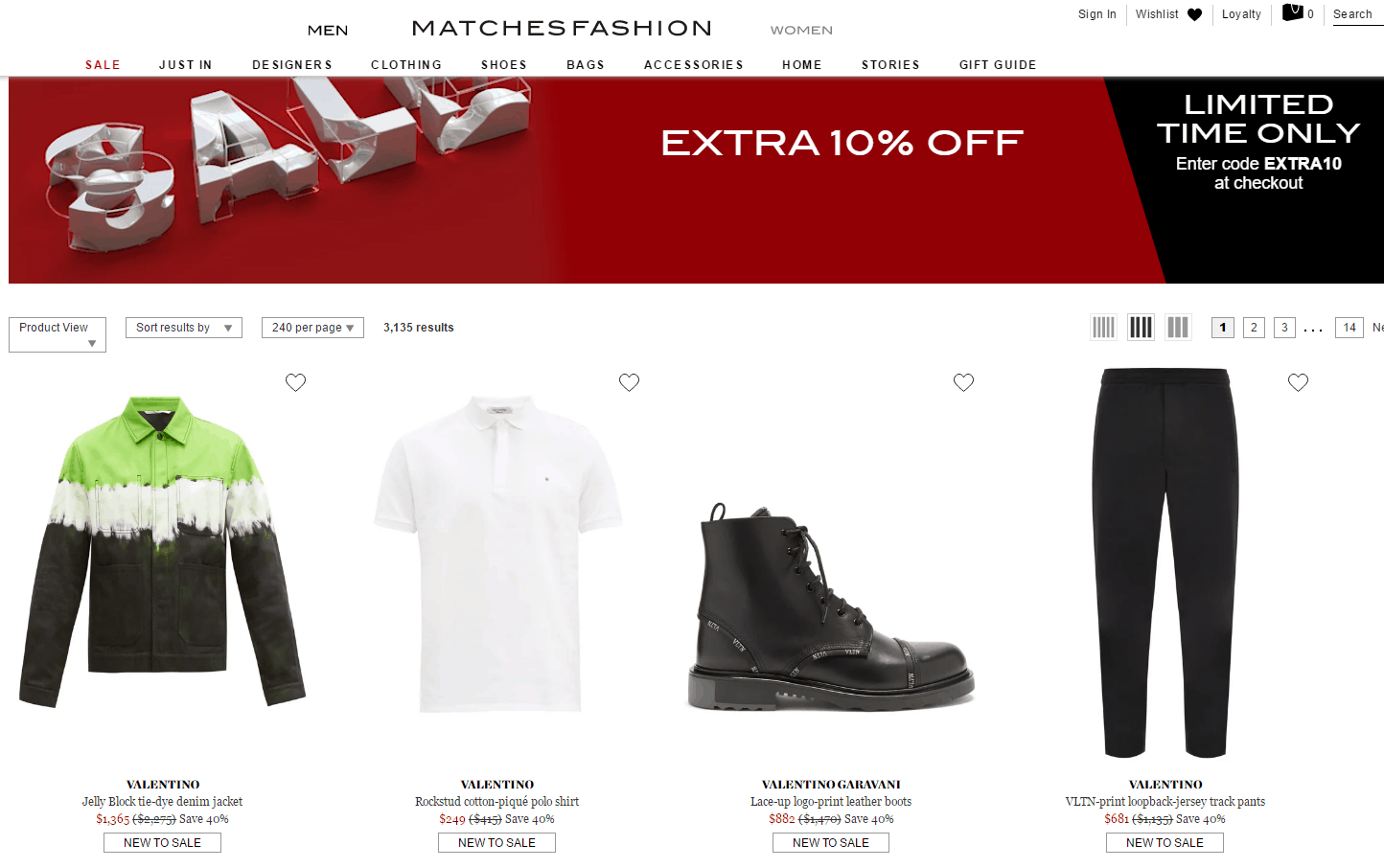 MatchesFashion优惠码2026 matchesfashion官网黑五大促精选服饰鞋包低至3折特卖可叠加额外9折