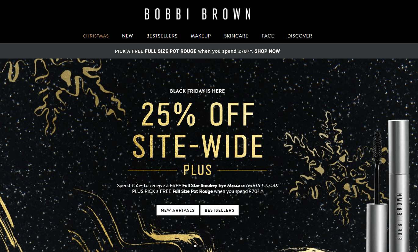 Bobbi brown折扣码2026 bobbibrown英国官网黑五全场无门槛75折促销满送2正装