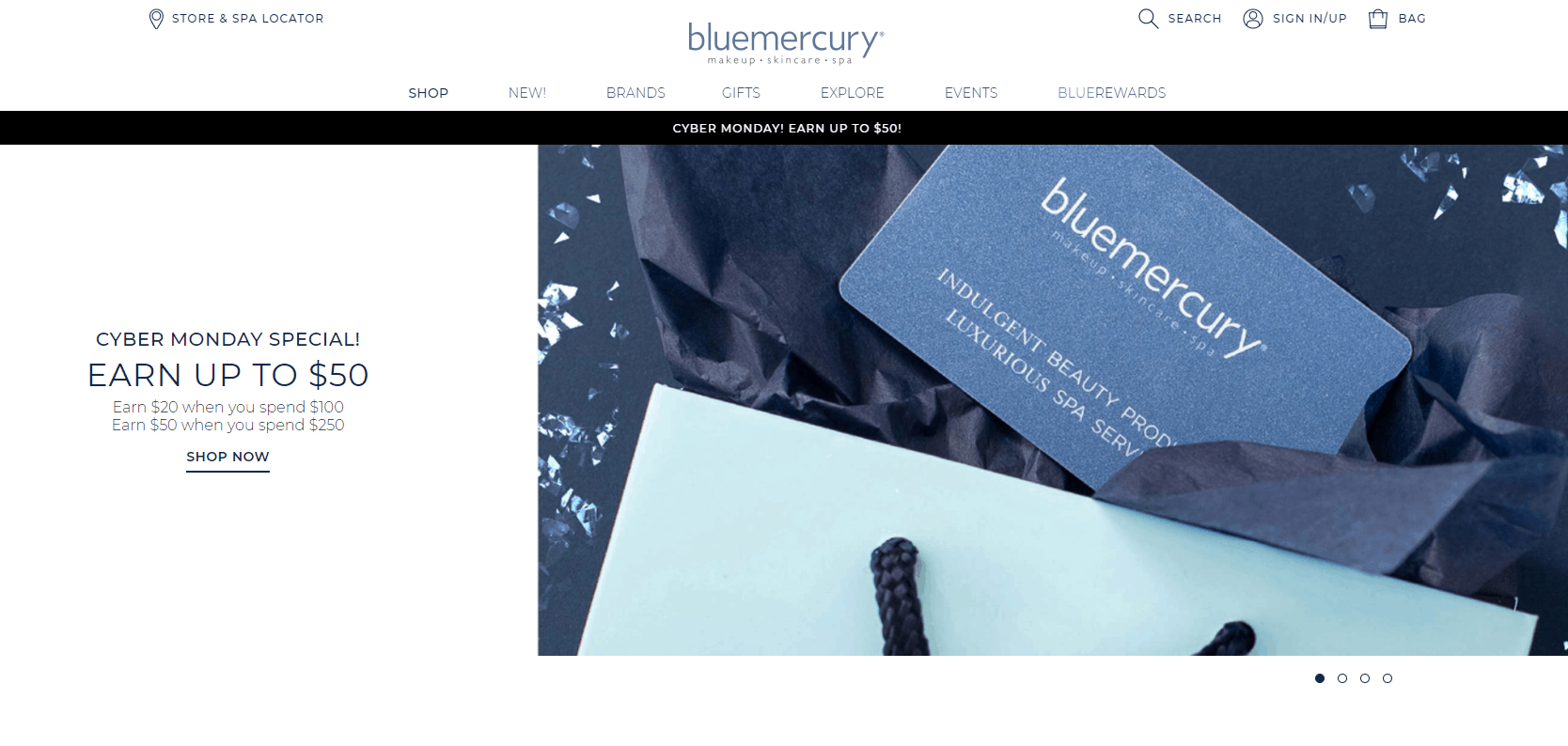 Bluemercury折扣码2026 bluemercury官网全场满0赠礼卡、满0赠礼卡美国免邮