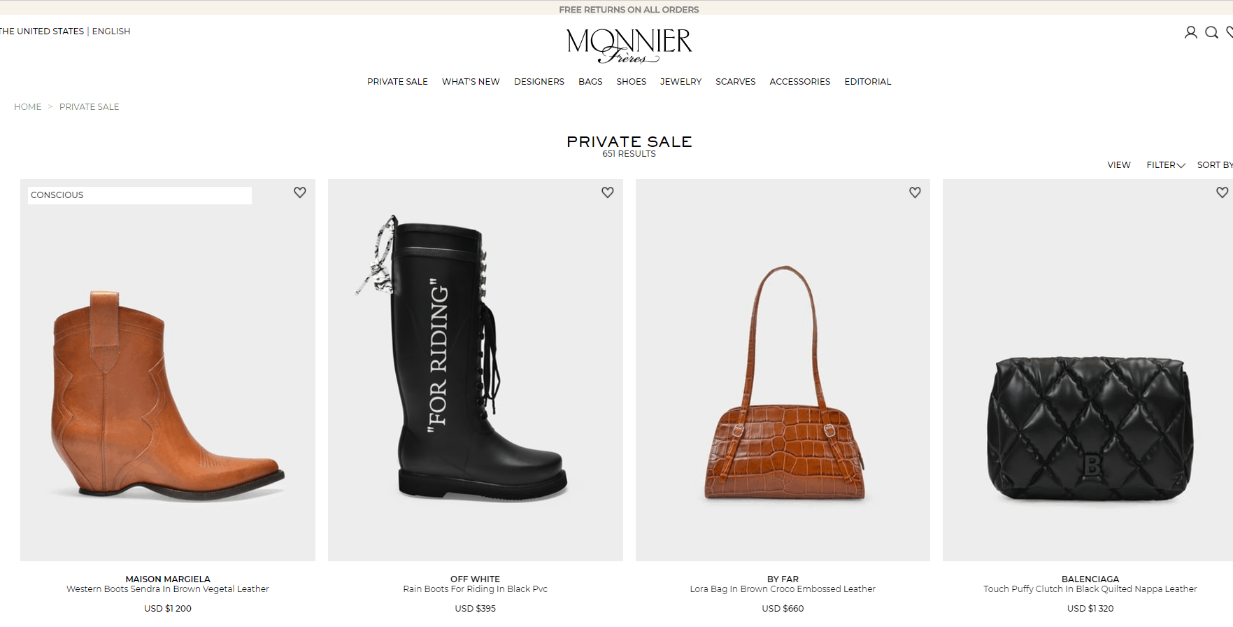 Monnier Freres优惠码2026 monnierfreres国际站私密大促精选商品额外7折促销可直邮-图片1