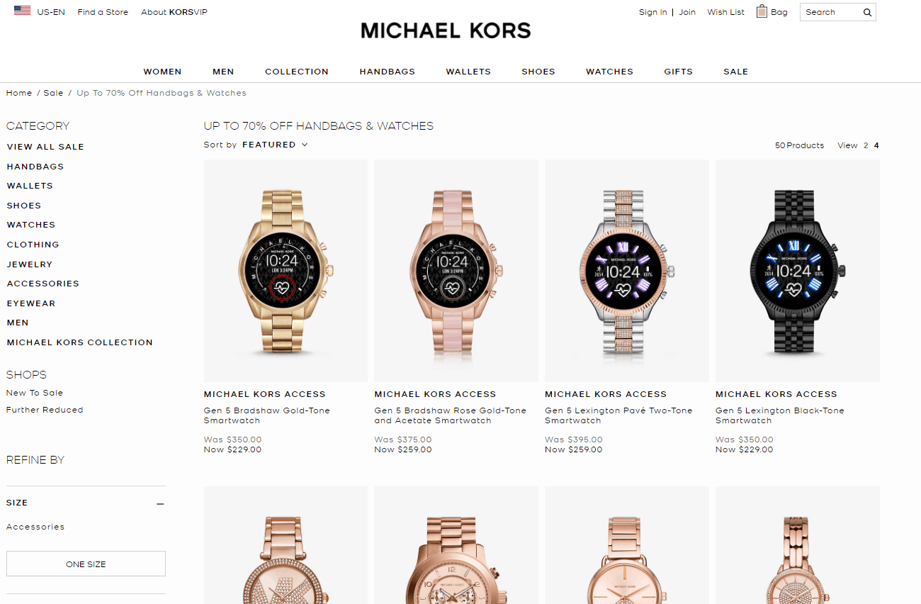 Michael Kors优惠码2026 michaelkors美国官网私密大促美包手表低至3折特卖