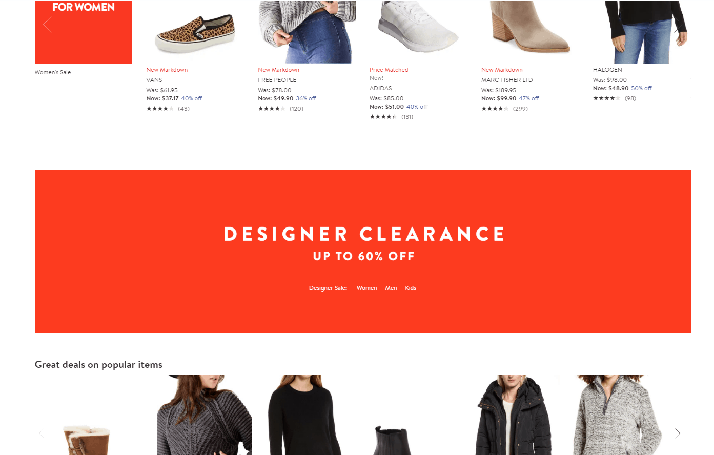 Nordstrom折扣码2026 nordstrom现有精选时尚产品低至4折促销美国免邮