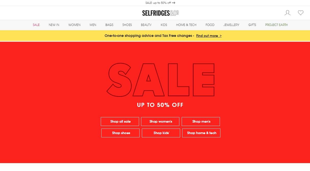 Selfridges优惠码2026 塞尔福里奇百货季末大促全场时尚品牌低至5折促销新增鞋履、玩具、珠宝及部分美妆