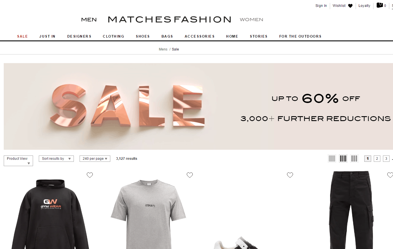Matchesfashion优惠码2026 MatchesFashion官网年终大促精选商品低至4折促销支持直邮