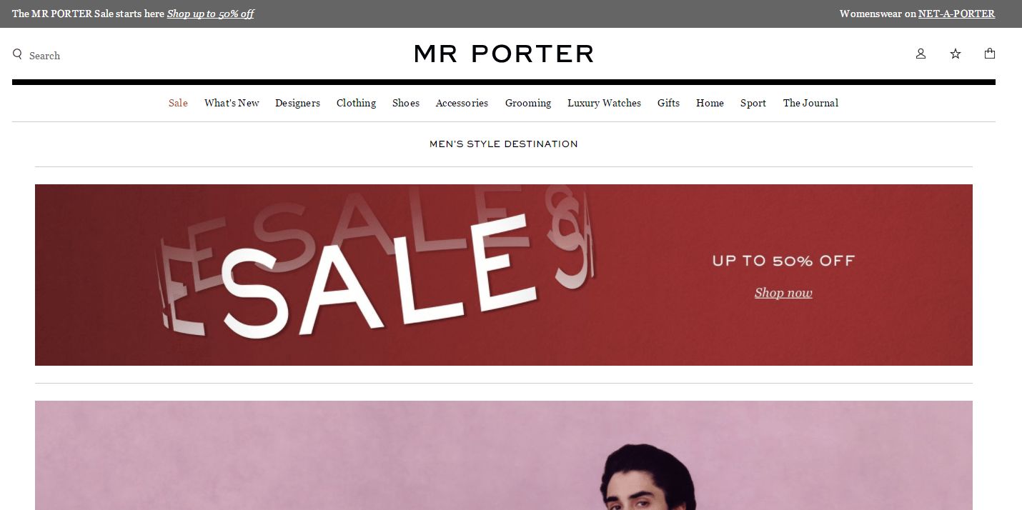 Mr.Porter折扣码2026 mrporter英国官网圣诞大促精选商品低至5折特卖