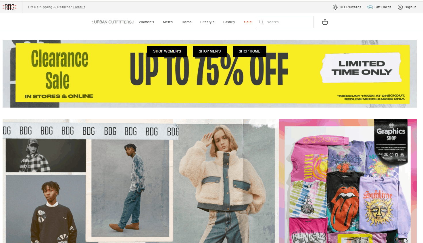 Urban Outfitters优惠码2026 urbanoutfitters美国官网精选商品低至25折促销满额免邮