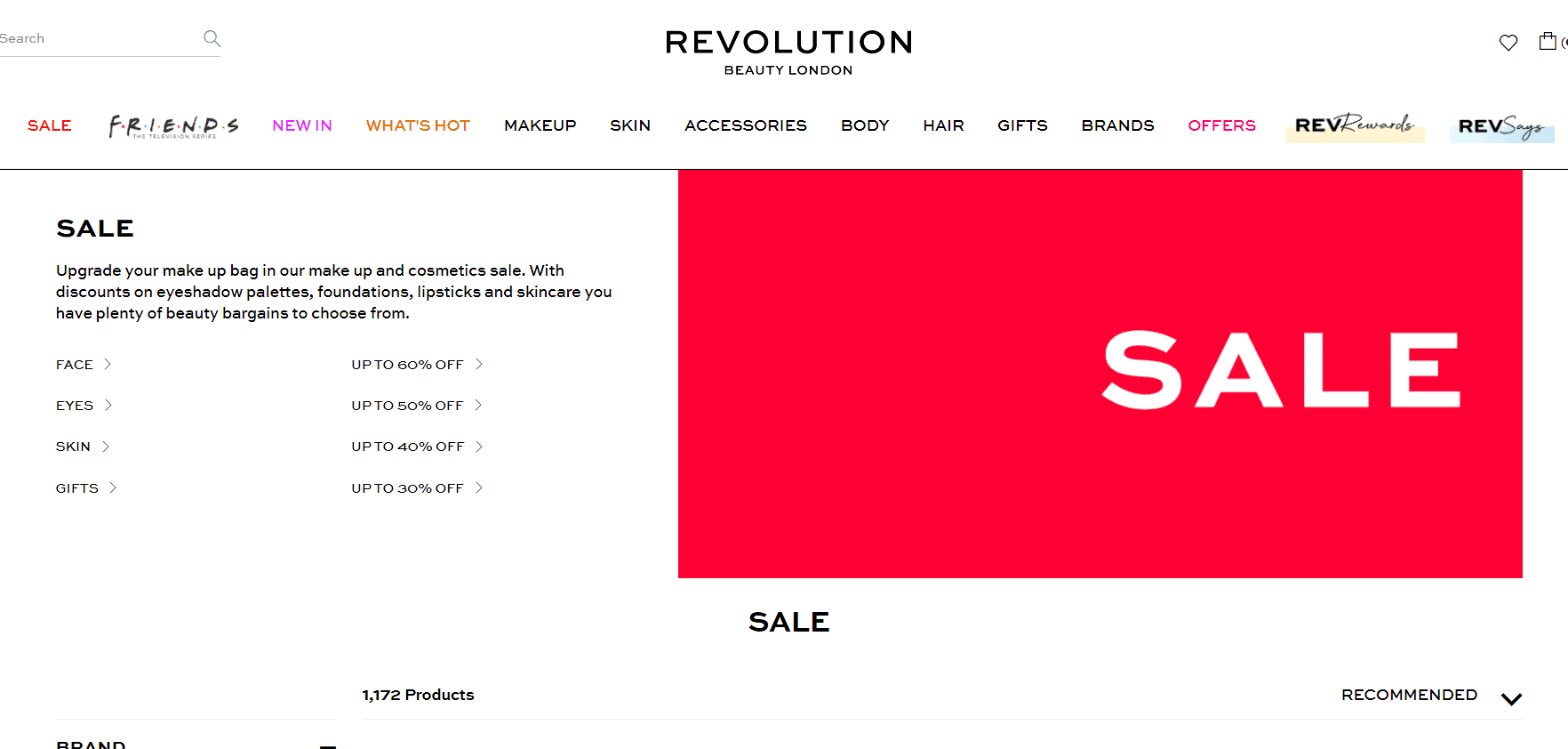 Revolution优惠码2026 revolutionbeauty英国站现有精选商品低至4折促销满额免邮