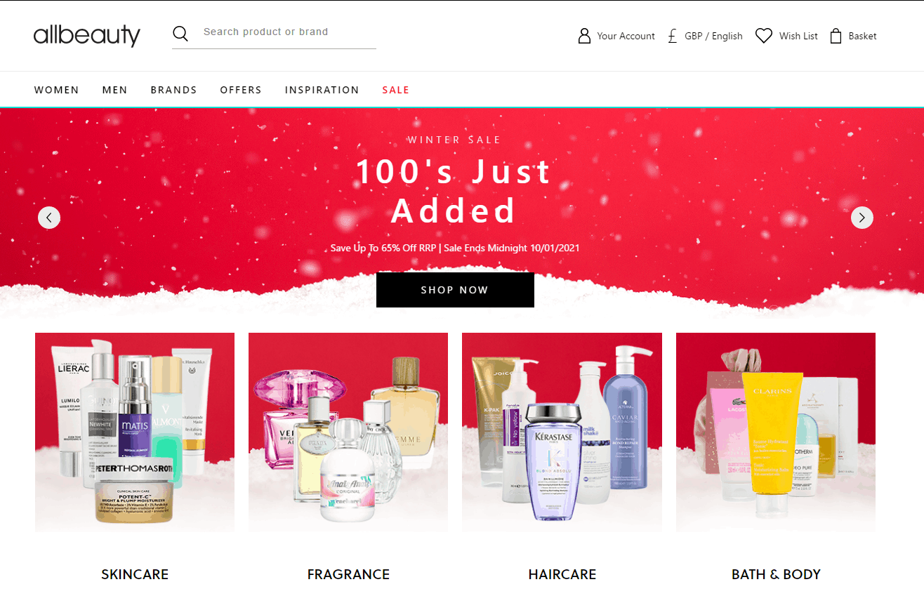 All beauty折扣码2026 allbeauty官网现有折扣区精选商品低至35折促销上新好价