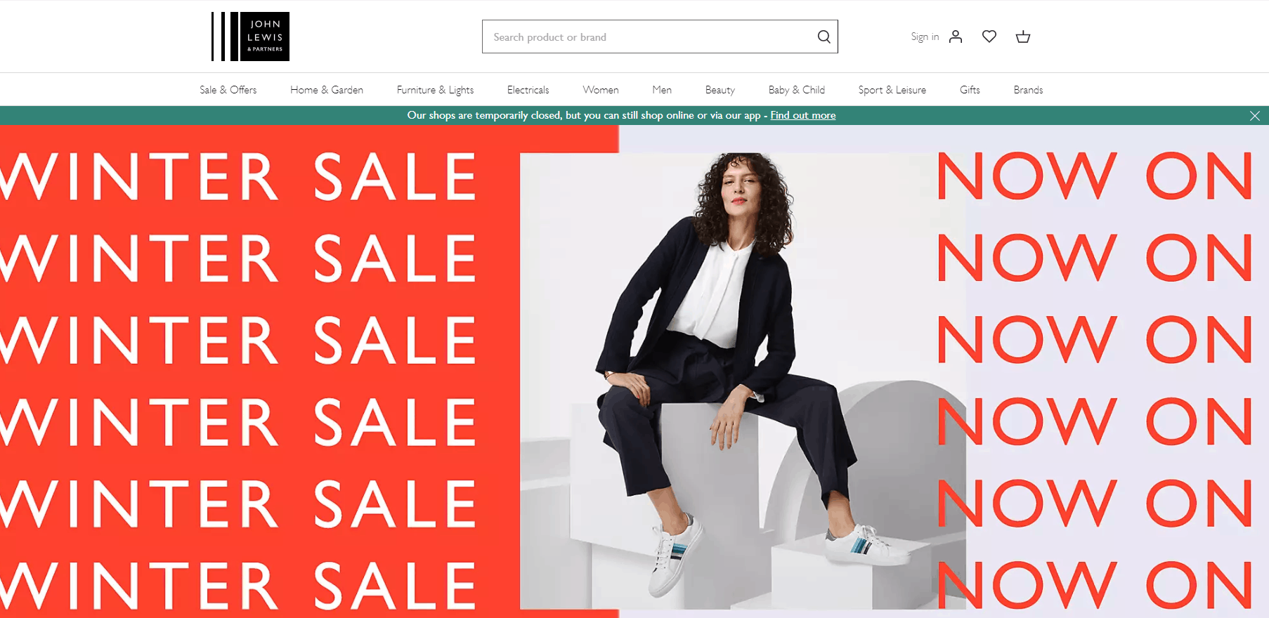 John Lewis优惠码2026 johnlewis英国官网精选时尚商品低至5折促销满额免邮
