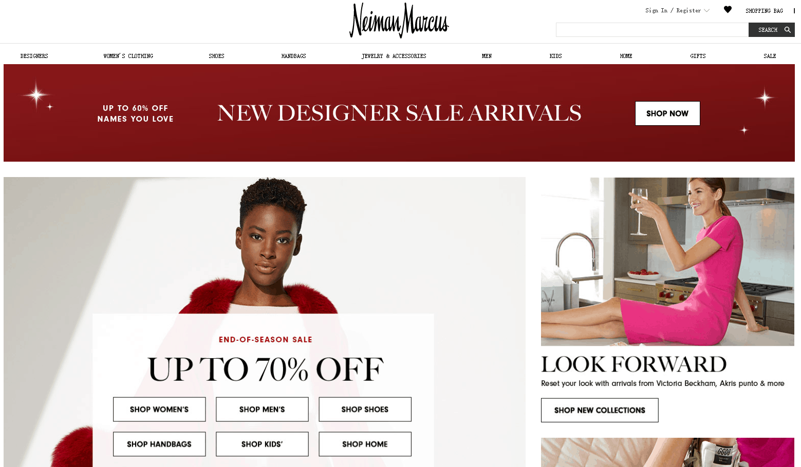 Neiman Marcus优惠码2026 尼曼美国官网精选时尚产品低至3折促销美境免邮