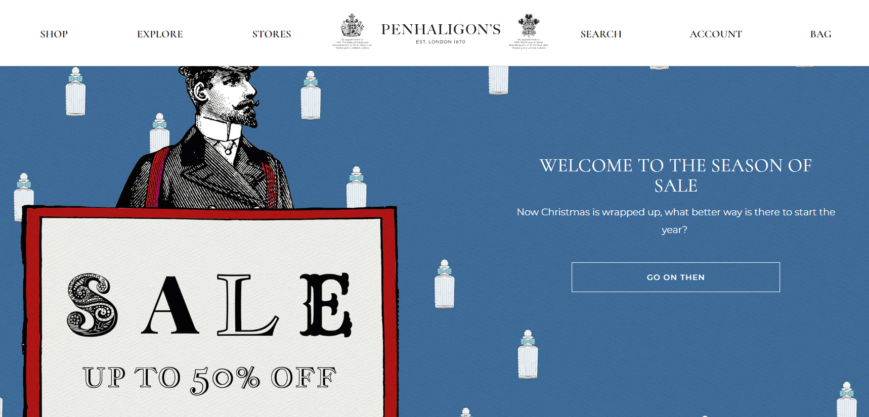 Penhaligon’s折扣码2026 penhaligons英国官网冬季大促低至5折促销下单就送4支香
