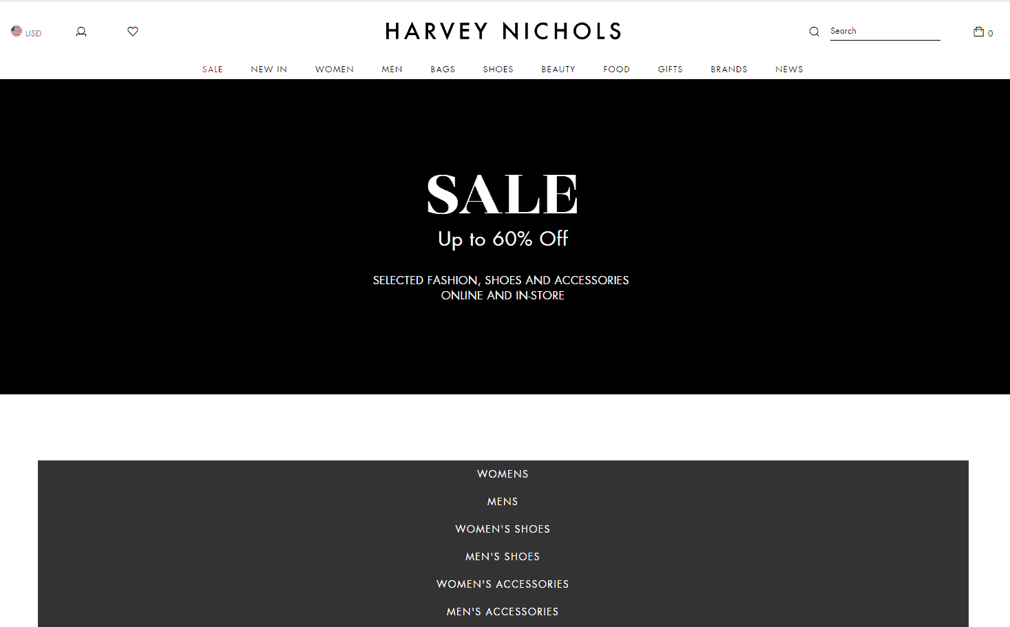 Harvey Nichols折扣码2026 harveynichols美国官网时尚类低至4折/美妆类低至7折促销美妆区上新收大牌新年限定