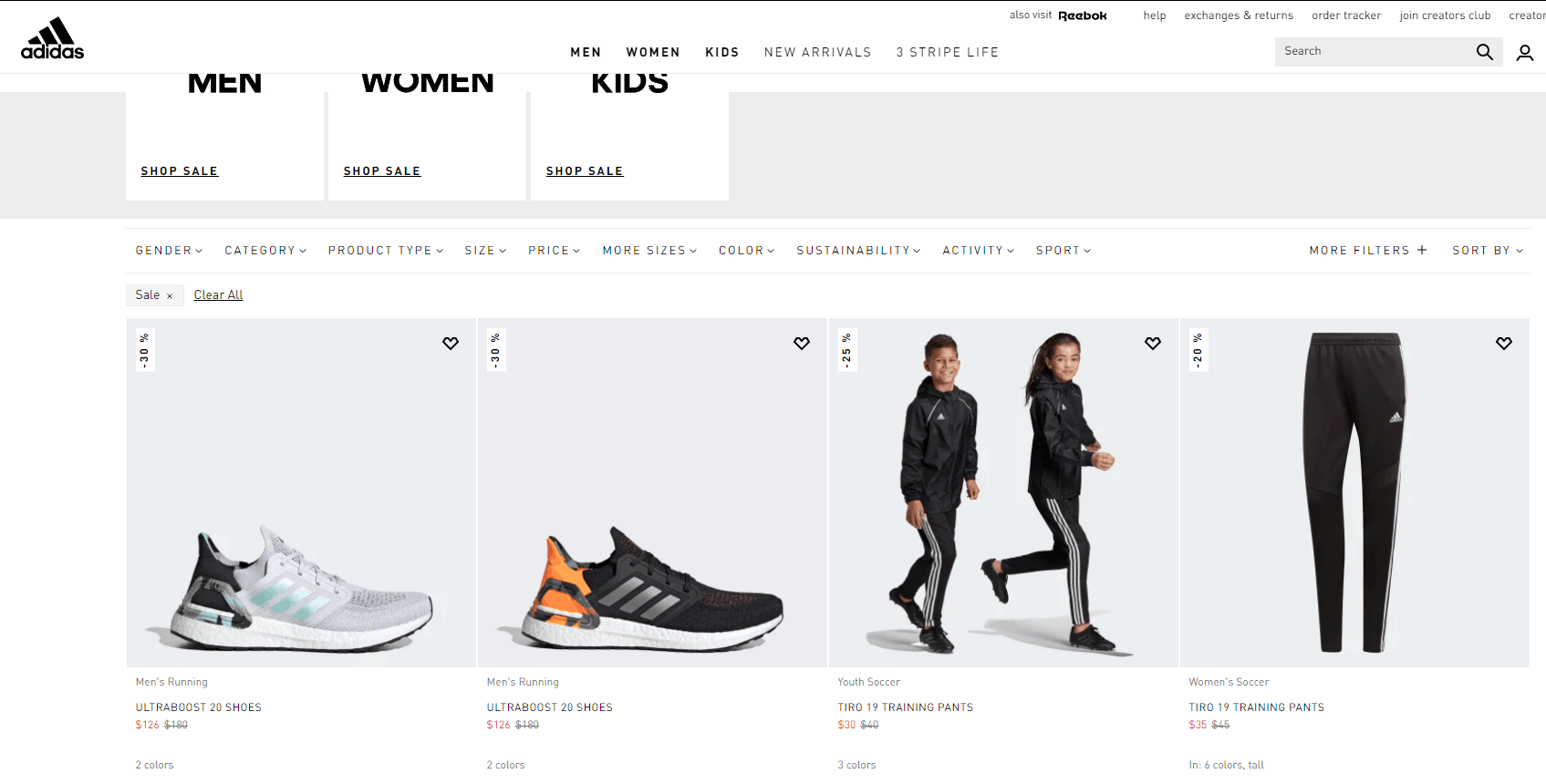 Adidas折扣码2026 阿迪达斯美国官网折扣区服饰额外8折促销美国免邮