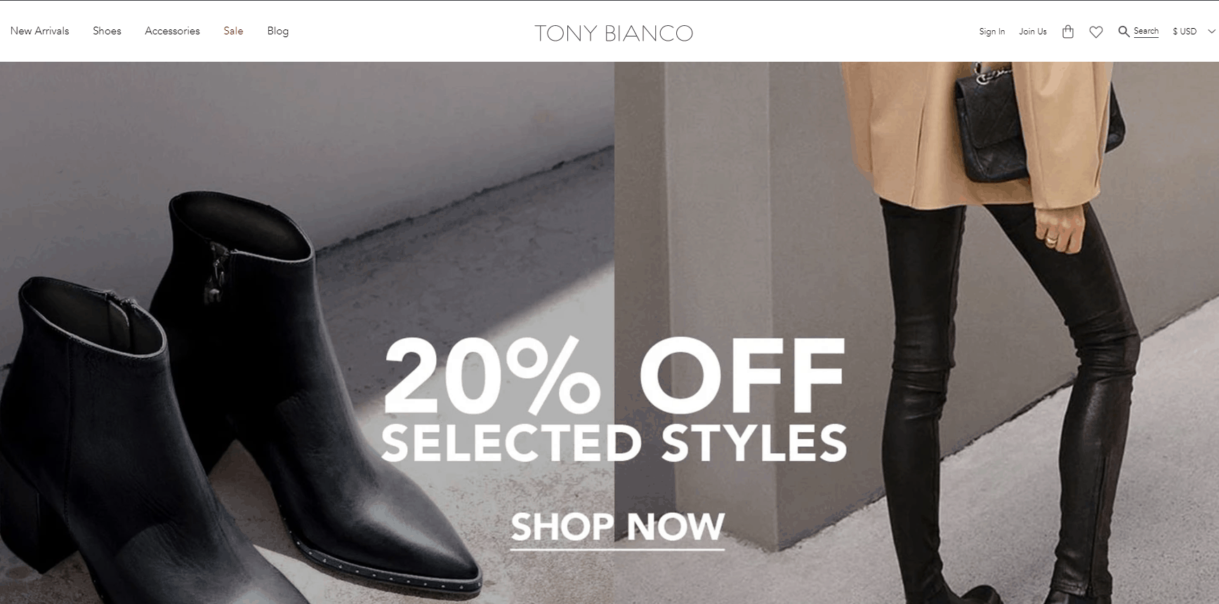 Tony Bianco折扣码2026 tonybianco美国官网年终大促精选商品额外8折促销满额免邮