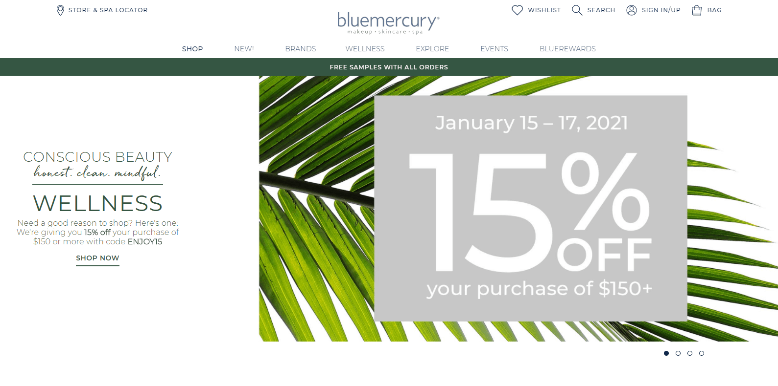 Bluemercury折扣码2026 bluemercury美国官网全场满0享85折促销满5送14件套
