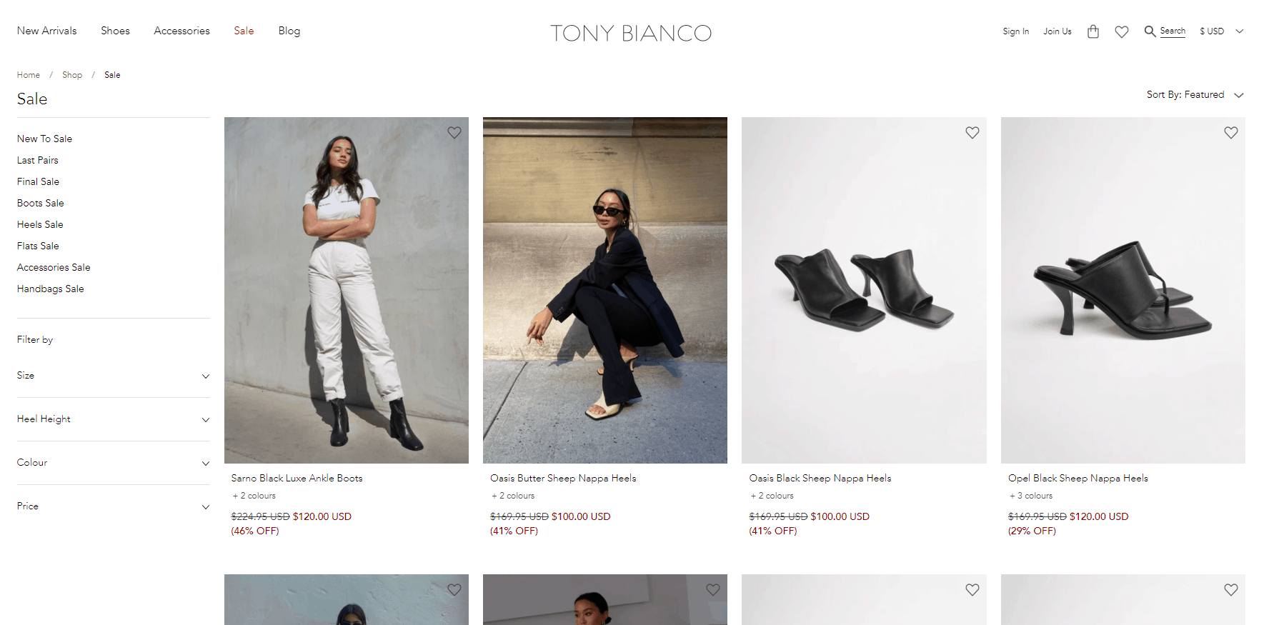 Tony Bianco优惠码2026 tonybianco美国官网精选商品低至2折促销满额免邮