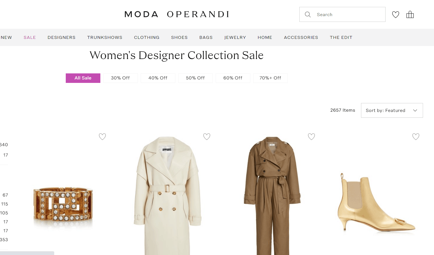 Moda Operandi优惠码2026 modaoperandi美国官网现有精选商品低至2折促销支持直邮中国
