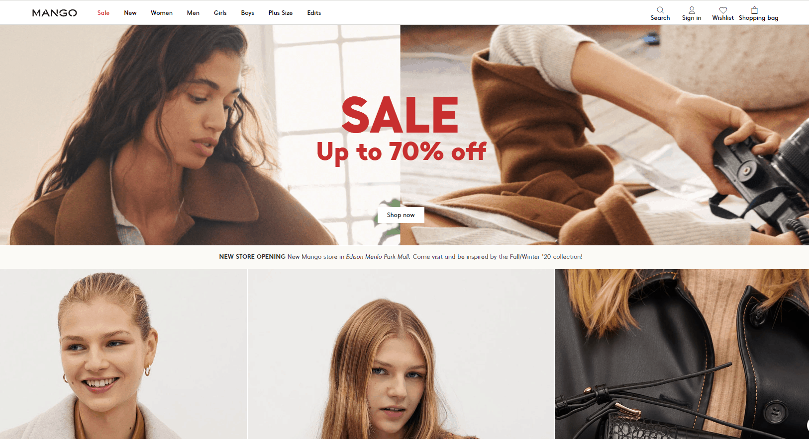 Mango折扣码2026 mango美国官网年终大促精选服饰低至3折促销满额免邮