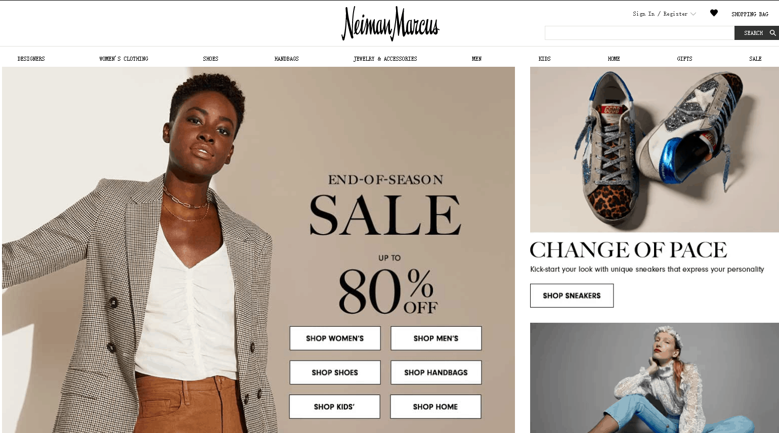 Neiman Marcus优惠码2026 尼曼美国官网现有精选时尚产品低至2折促销部分叠加额外8折