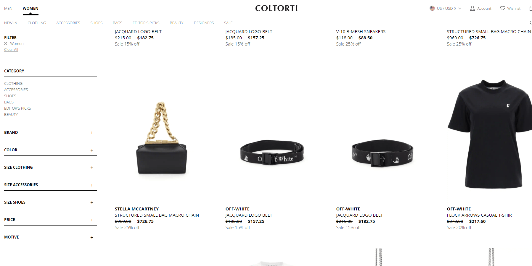 Coltorti Boutique折扣码2026 coltortiboutique美国官网精选商品低至5折+额外75折促销折扣区同步进行