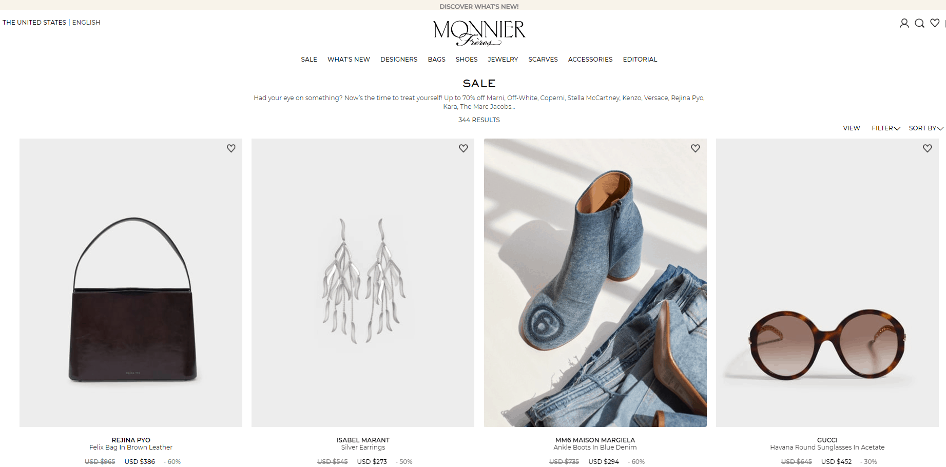 Monnier Frères折扣码2026 monnierfreres官网精选商品低至3折大促可直邮