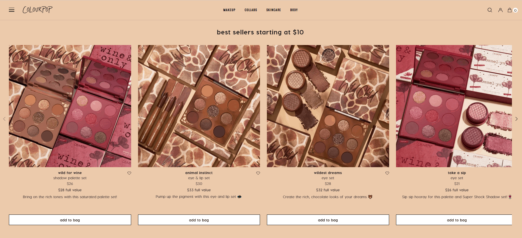 Colourpop优惠码2026 卡拉泡泡美国官网现有全场满立减促销限时1天