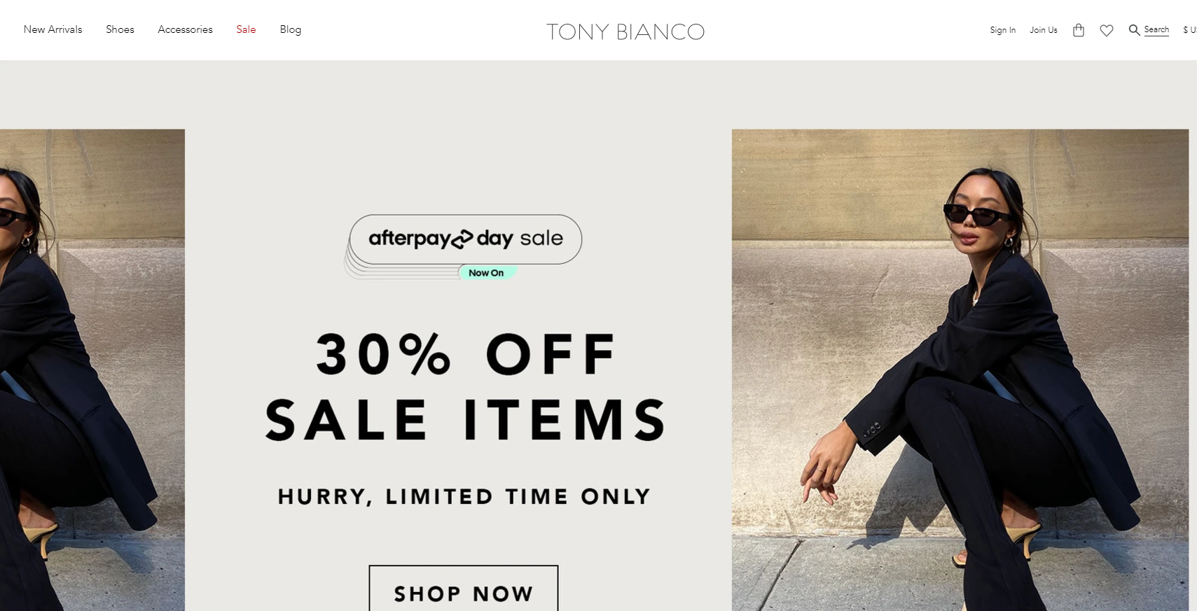 Tony Bianco折扣码2026 tonybianco美国官网现有折扣区商品额外7折促销满额免邮