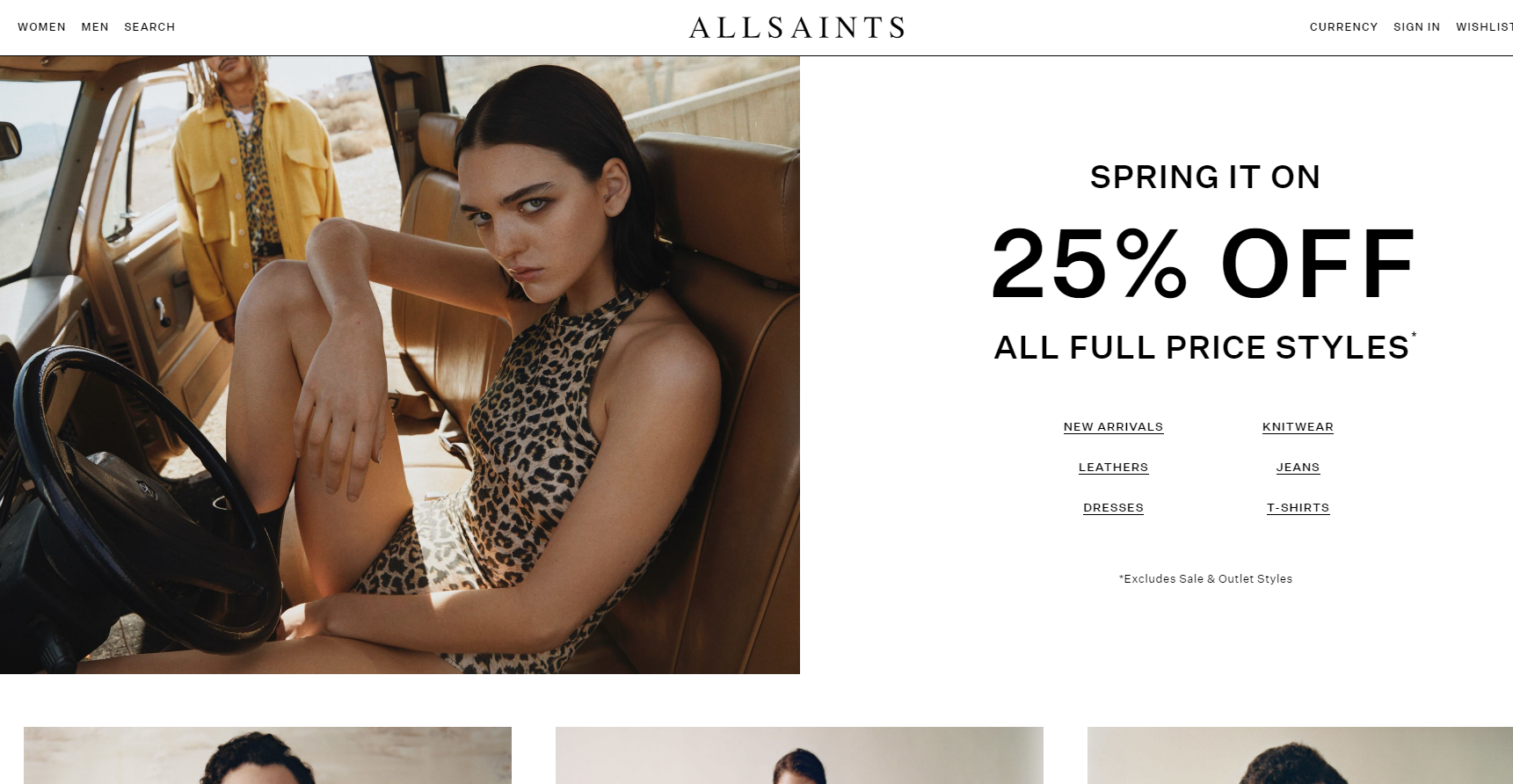 All Saints优惠码2026 allsaints英国官网春季大促全场75折特卖收王一博、周深同款