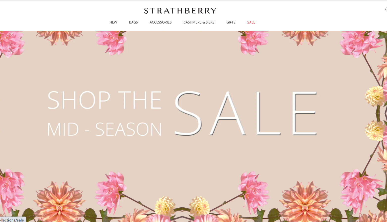 Strathberry优惠码2026 strathberry美国官网季中大促精选商品低至4折促销满额免邮