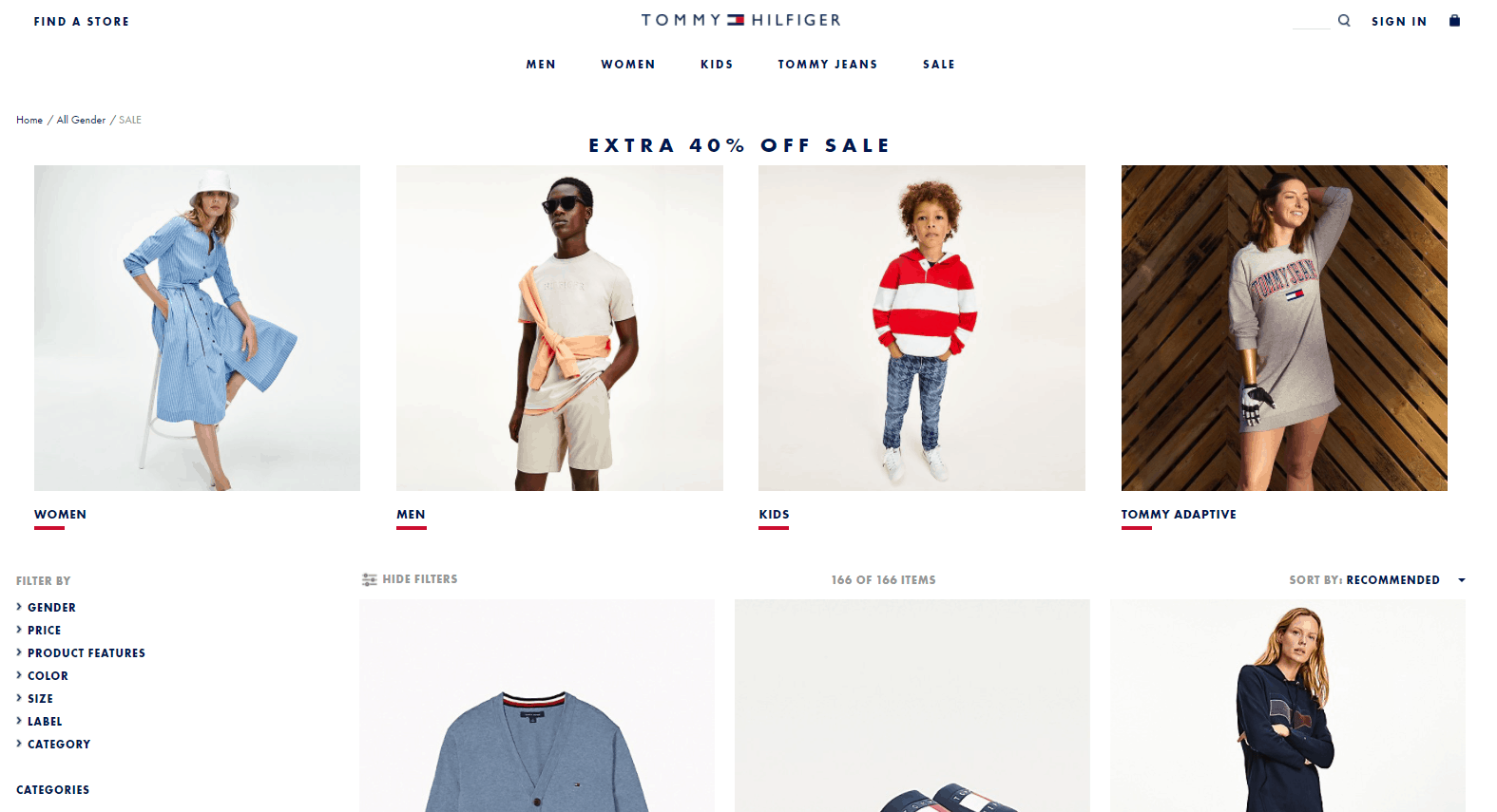 Tommy Hilfiger优惠码2026 tommy美国官网折扣区服饰鞋包额外6折促销精选T恤等7折