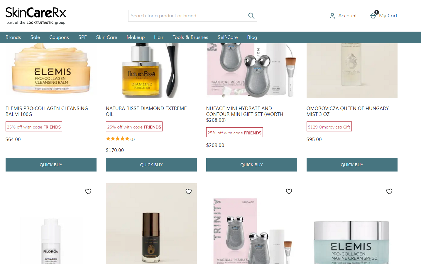 SkinCareRx折扣码2026 skincarerx美国官网精选护肤额外75折促销满0送11件套