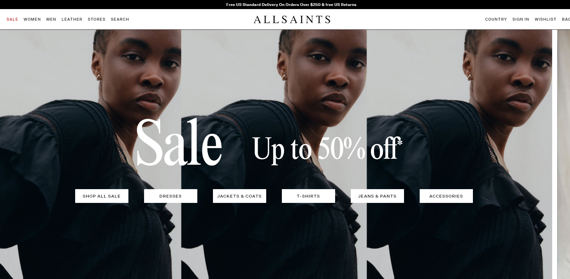 All Saints优惠码2026 allsaints美国官网全场低至5折促销满额免邮