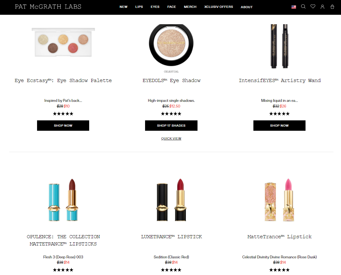 Pat McGrath Labs优惠码2026 patmcgrath美国官网精选彩妆低至37折促销